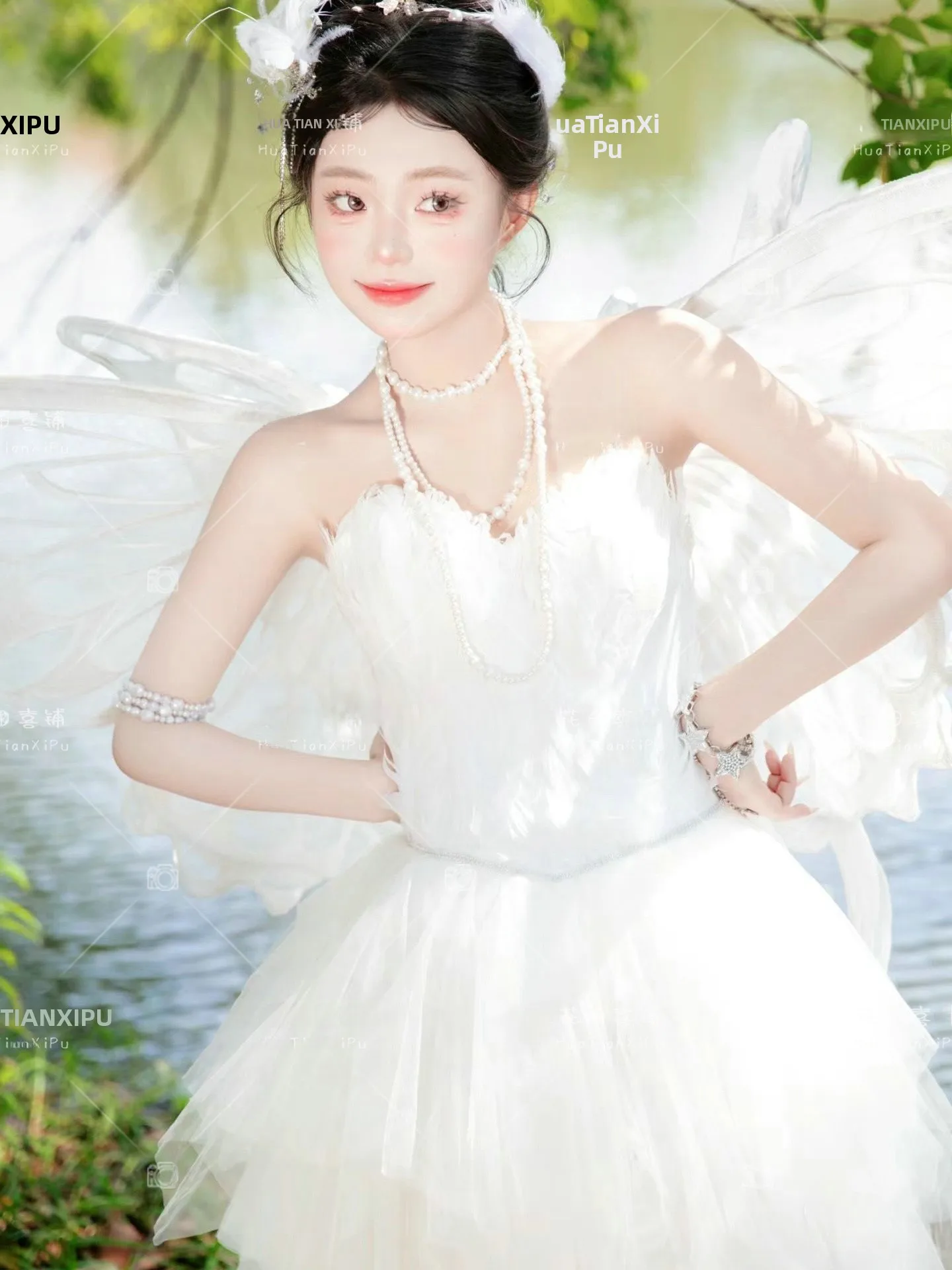 New White Angel Elf Feather Dress Atmosphere Sensation Outdoor Landscape Photography Costume Ethnic Stage Women's Clothing
New White Angel Elf Feather Dress Atmosphere Sensation Outdoor Landscape Photography Costume Ethnic Stage Women's Clothing