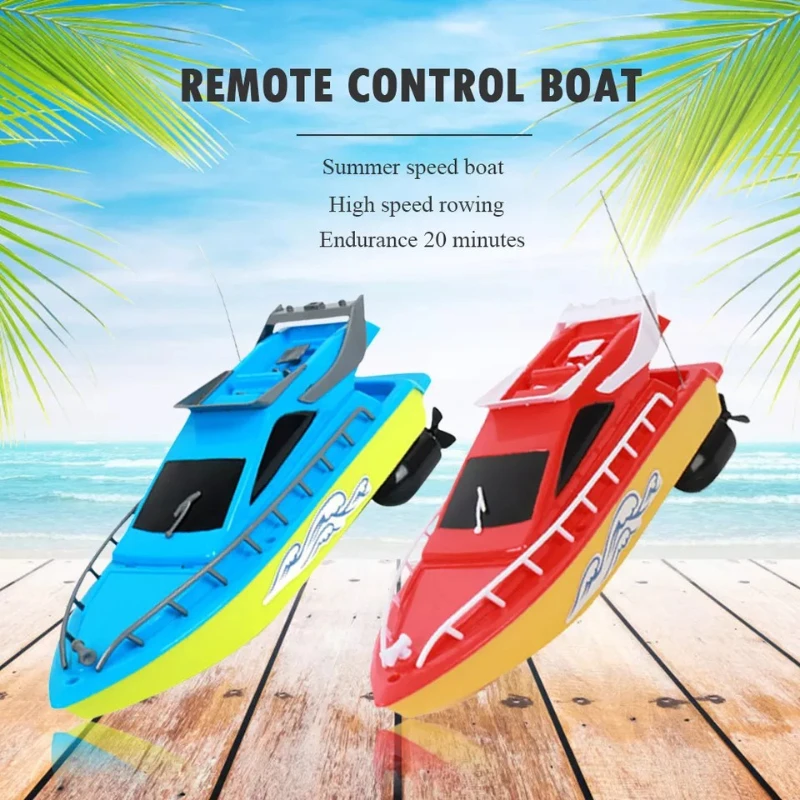 Mini RC Boat High Speed Remote Control Speedboat Super Electric Waterproof Outdoor Water Play Toy for Kids
Mini RC Boat High Speed Remote Control Speedboat Super Electric Waterproof Outdoor Water Play Toy for Kids