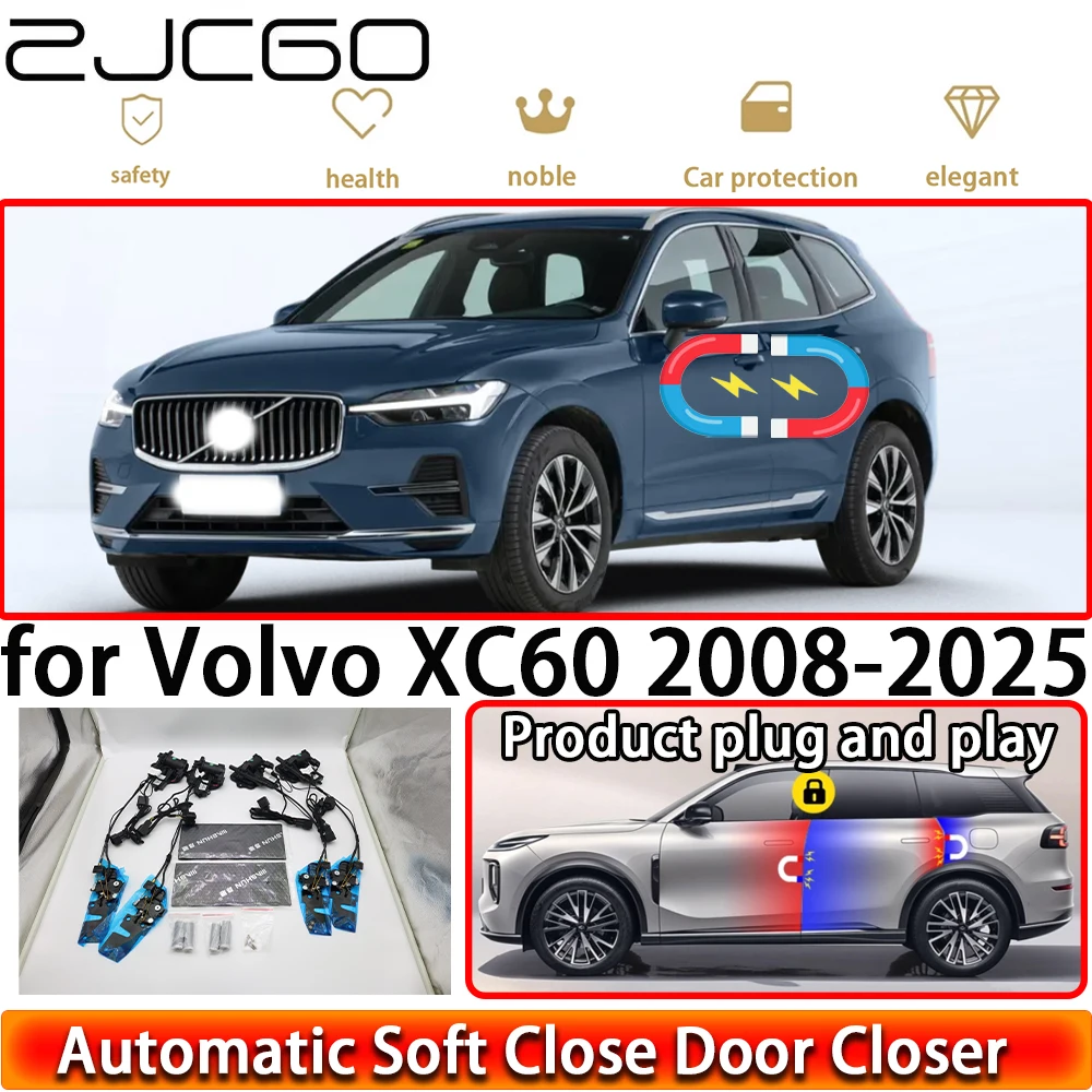 ZJCGO for Volvo XC60 2008-2025 OEM Soft Close Door Kit Power Closing Latch System Auto Pull Door Easy Close Plug & Play
ZJCGO for Volvo XC60 2008-2025 OEM Soft Close Door Kit Power Closing Latch System Auto Pull Door Easy Close Plug & Play