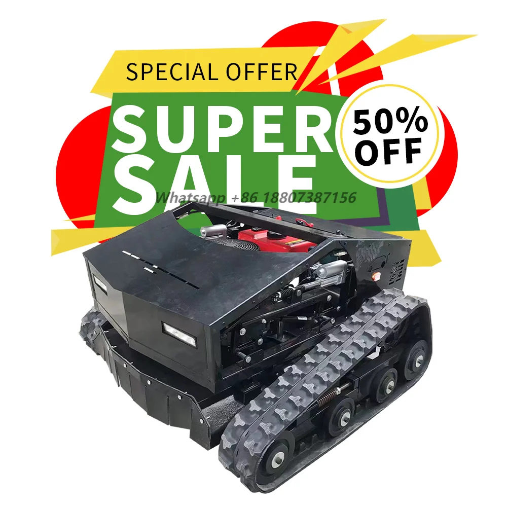 Wholesale Lawn Mower RC Slope Crawler All-terrain Remote Control Agricultural Lawn Mower Robot Tondeuse
Wholesale Lawn Mower RC Slope Crawler All-terrain Remote Control Agricultural Lawn Mower Robot Tondeuse