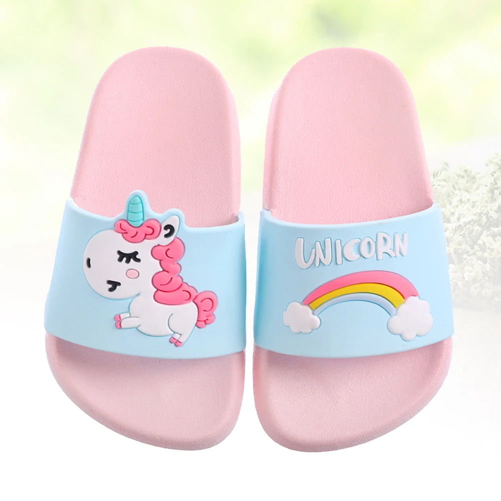Non slip Soft sole Kids Slippers Boys Girls Cartoon Unicorn Comfortable Lightweight PVC Material Anti slip Sole Indoor Outdoor
Non slip Soft sole Kids Slippers Boys Girls Cartoon Unicorn Comfortable Lightweight PVC Material Anti slip Sole Indoor Outdoor