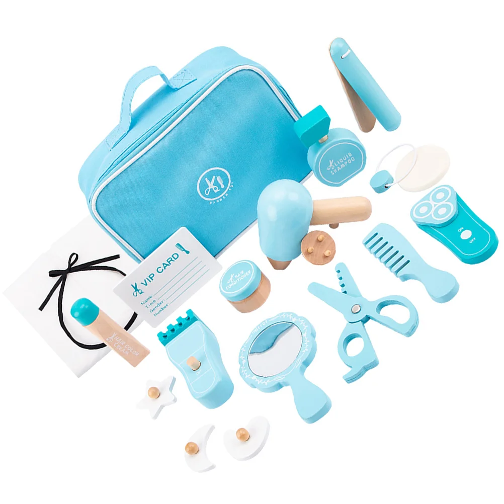 Hair Stylist Toy Kit Kids Beauty Salon Toys Pretend Play Haircut Wooden Set Barber Cutting Playset
Hair Stylist Toy Kit Kids Beauty Salon Toys Pretend Play Haircut Wooden Set Barber Cutting Playset
