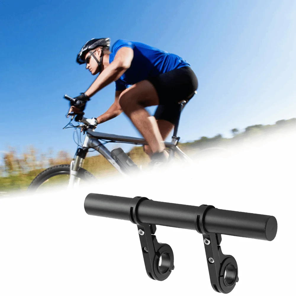 Aluminum Alloy Bike Handlebar Extender 30cm Lightweight Handlebar Extension Mount Double Clamp for 25.4/31.8 mm Handlebar
Aluminum Alloy Bike Handlebar Extender 30cm Lightweight Handlebar Extension Mount Double Clamp for 25.4/31.8 mm Handlebar