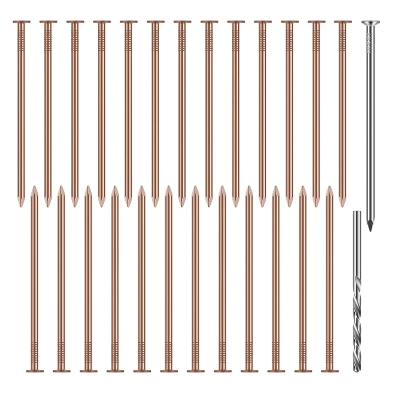AA46 Copper Nails Kit, 3.5 Inch Stump Removal Spikes,Pure Copper Nails, Stump Removal Tool For Trees Stumps Landscaping
AA46 Copper Nails Kit, 3.5 Inch Stump Removal Spikes,Pure Copper Nails, Stump Removal Tool For Trees Stumps Landscaping