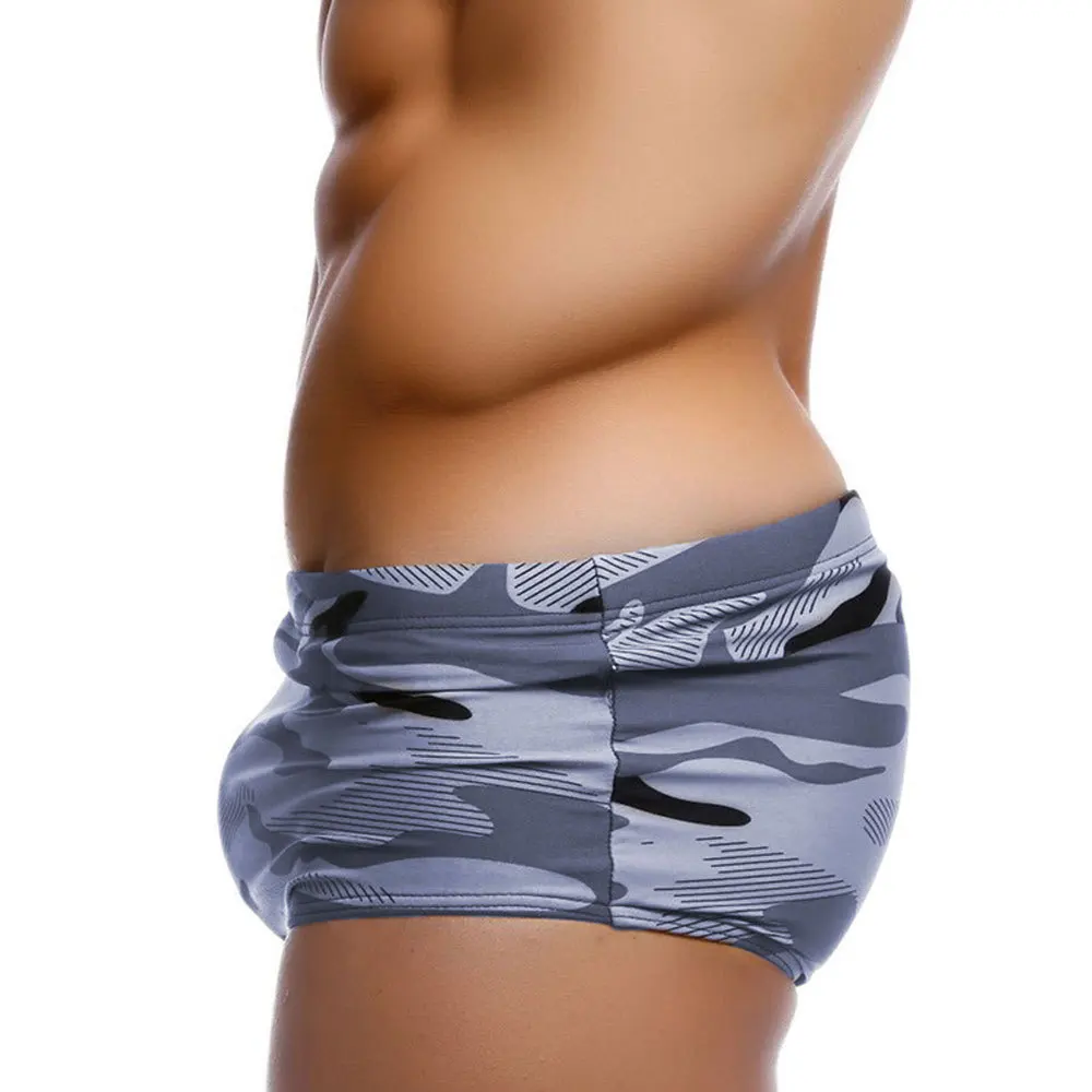 New sexy camouflage gray boxer swimming trunks fashion trend European and American camouflage boxer swimming trunks men cw69421
New sexy camouflage gray boxer swimming trunks fashion trend European and American camouflage boxer swimming trunks men cw69421