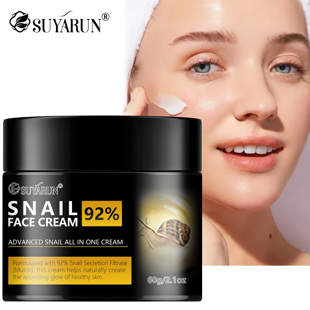 SUYARUN Snail Moisturizing Cream - 24H Hydrating, Anti-Aging Face Cream, Repairing & Brightening Skincare for Dry Sensitive Skin
SUYARUN Snail Moisturizing Cream - 24H Hydrating, Anti-Aging Face Cream, Repairing & Brightening Skincare for Dry Sensitive Skin