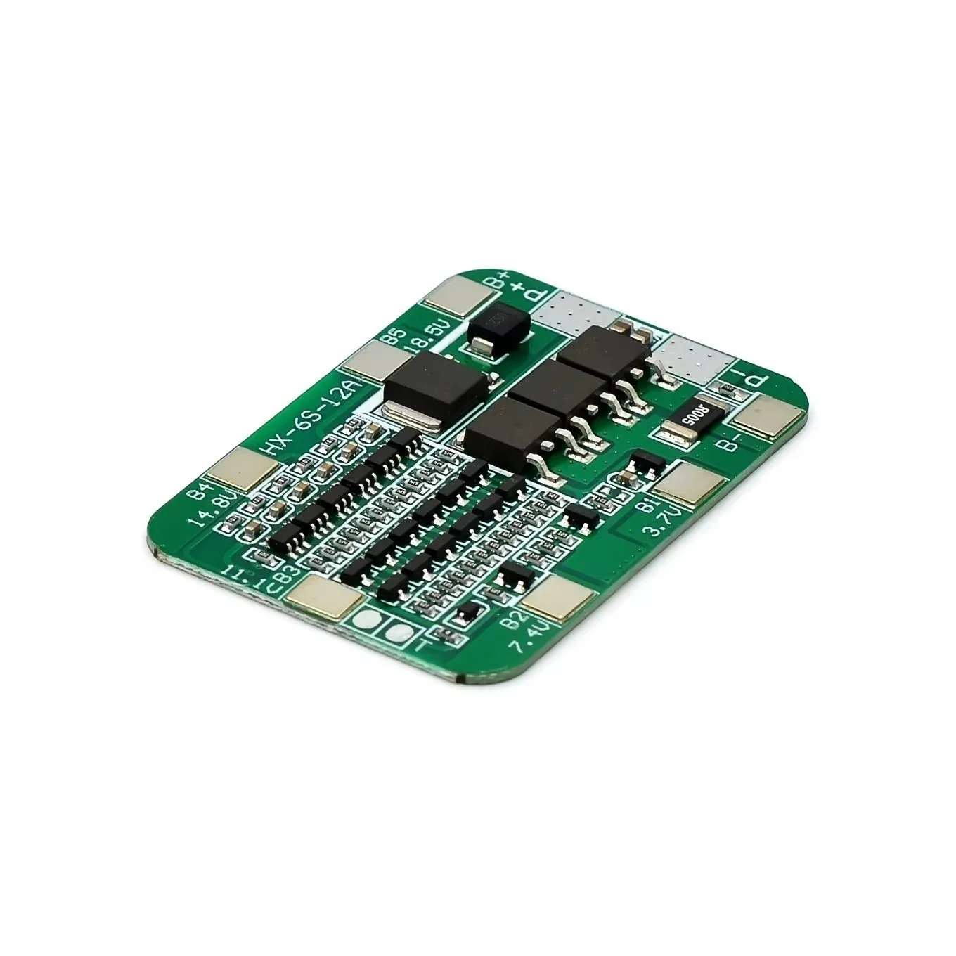 6 String 22.2V 12A 6 String Polymer 18650 Lithium Battery Protection Board High Current 20V without Equalizing 6S
6 String 22.2V 12A 6 String Polymer 18650 Lithium Battery Protection Board High Current 20V without Equalizing 6S
