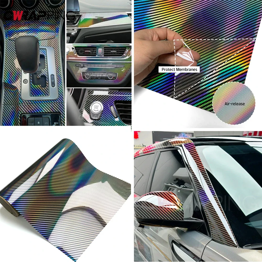 Laser Carbon Fiber Vinyl Auto Tuning Car Stickers Self-Adhesive Motorcycle Decor Film Car Body Film for Motorcycles Accessories
Laser Carbon Fiber Vinyl Auto Tuning Car Stickers Self-Adhesive Motorcycle Decor Film Car Body Film for Motorcycles Accessories