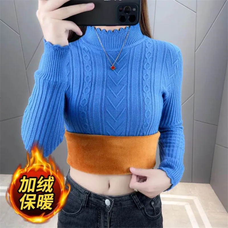 2023 New Half-neck Pullover Autumn /Winter Sweater Woman Casual Knitted Tops Female Jacket Korean Fashion AA-063
2023 New Half-neck Pullover Autumn /Winter Sweater Woman Casual Knitted Tops Female Jacket Korean Fashion AA-063