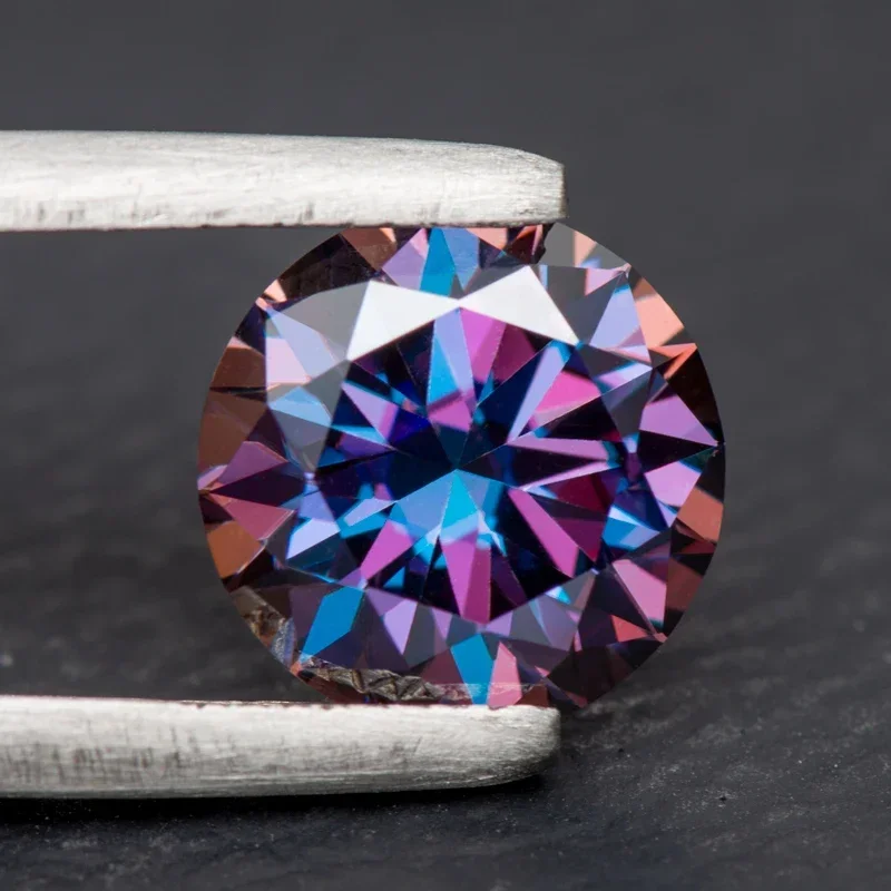 NEW Moissanite Round Shape Emperor Purple Colors Sapphire Blue Color Available Gemstone For Jewelry Making With Certificate
NEW Moissanite Round Shape Emperor Purple Colors Sapphire Blue Color Available Gemstone For Jewelry Making With Certificate