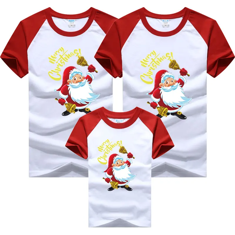 New Year Girls Boy Mom Dad T-shirt Adult Kids T-shirt Cotton Short Sleeve Cartoon Print Christmas Family Matching Outfits
New Year Girls Boy Mom Dad T-shirt Adult Kids T-shirt Cotton Short Sleeve Cartoon Print Christmas Family Matching Outfits