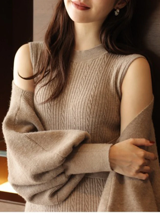 Autumn Winter Women's Knitted Slim Fit Sweater Dr Two Piece Set Gentle Sle New Arrival Soft Touch Long Sve Midi Dr
Autumn Winter Women's Knitted Slim Fit Sweater Dr Two Piece Set Gentle Sle New Arrival Soft Touch Long Sve Midi Dr