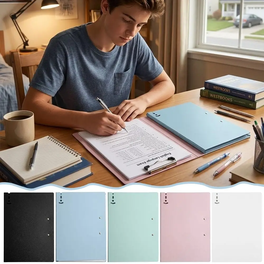 Durable PP A4 Clipboard Folder Morandi Color Waterproof Document Holder Multi-Functional Exam Paper Organizer Students
Durable PP A4 Clipboard Folder Morandi Color Waterproof Document Holder Multi-Functional Exam Paper Organizer Students