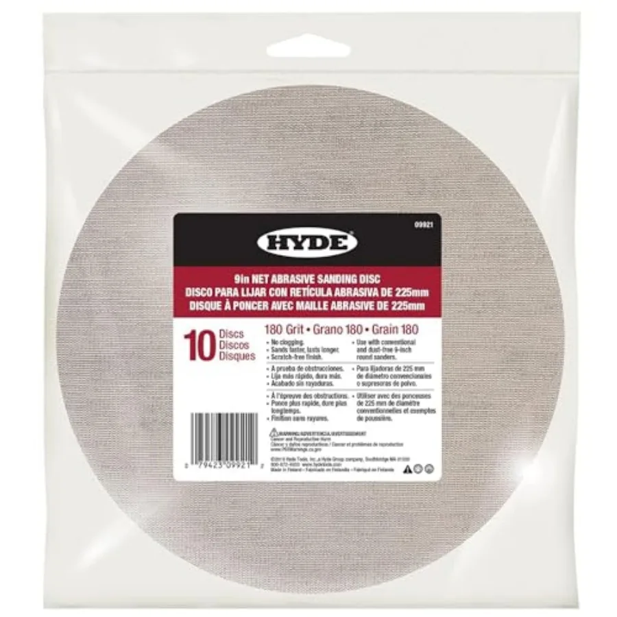 09921 9" Disk Abrasive Sanding Net 10 pack
09921 9" Disk Abrasive Sanding Net 10 pack
