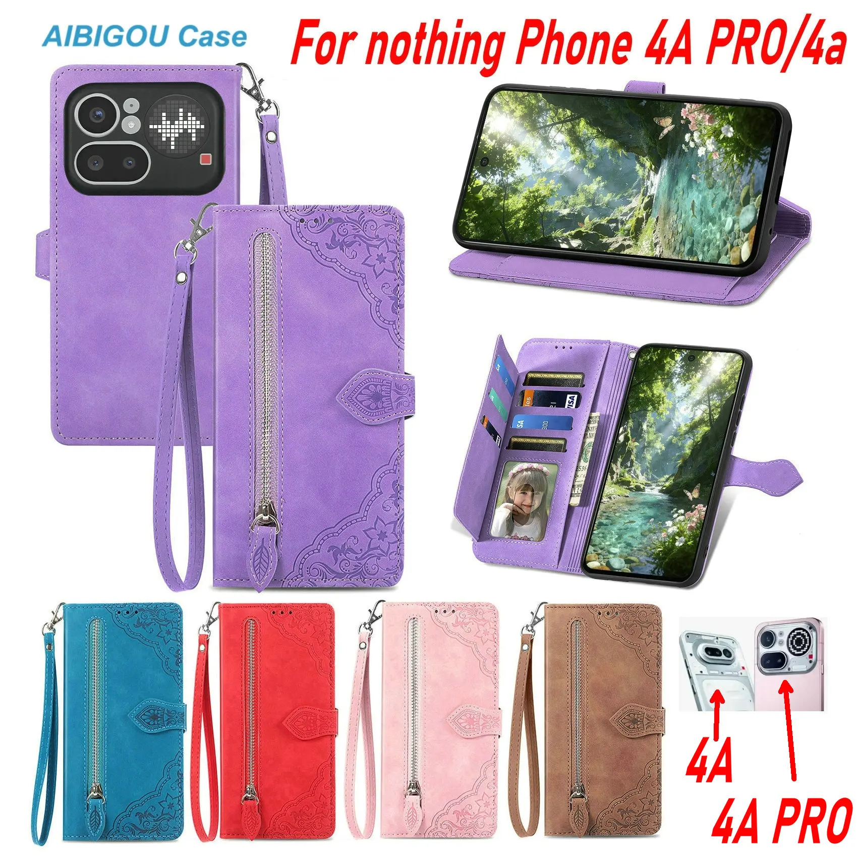 For Nothin Phone 4A PRO Luxury Zipper Case Leather Retro Premium Wallet Book Holder Full Cover For Nothin Phone 4A Funda Bags
For Nothin Phone 4A PRO Luxury Zipper Case Leather Retro Premium Wallet Book Holder Full Cover For Nothin Phone 4A Funda Bags