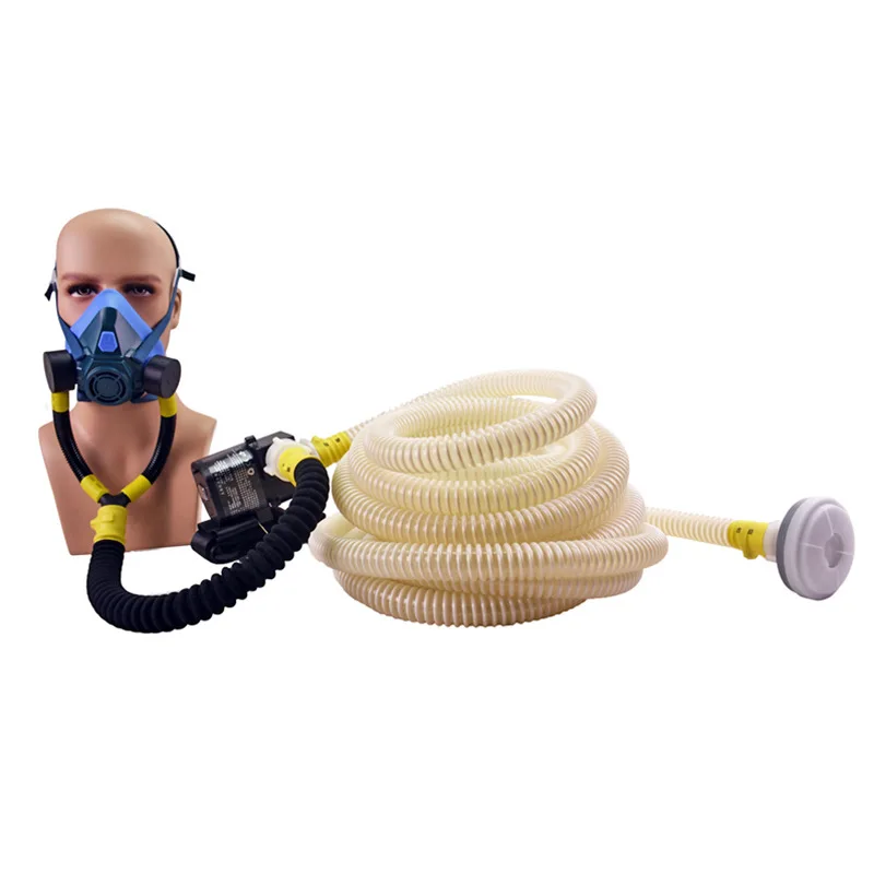 Portable single electric air supply long tube respirator forced air supply
Portable single electric air supply long tube respirator forced air supply