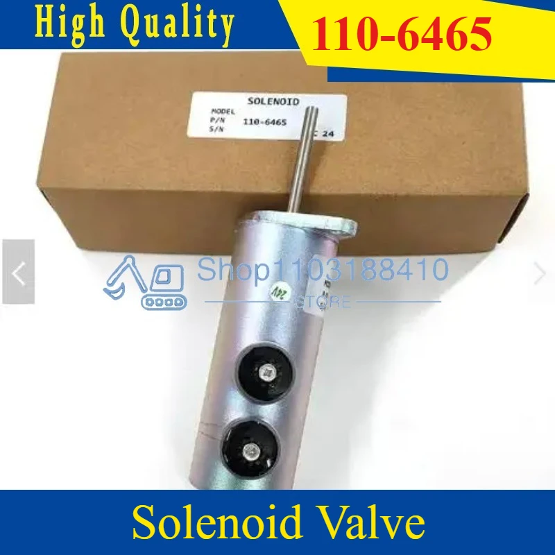 For CAT Caterpillar 110-6465 6T-4122 High Quality Fuel Shutdown Shutoff Solenoid Valve 24V
For CAT Caterpillar 110-6465 6T-4122 High Quality Fuel Shutdown Shutoff Solenoid Valve 24V
