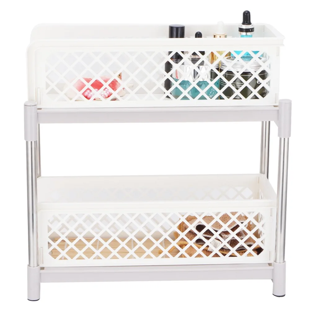 PP ABS Stainless Steel Bathroom Sliding Basket 2-Layer Mesh Storage Cabinet Organizer White Space Saving Pull Out Drawers
PP ABS Stainless Steel Bathroom Sliding Basket 2-Layer Mesh Storage Cabinet Organizer White Space Saving Pull Out Drawers