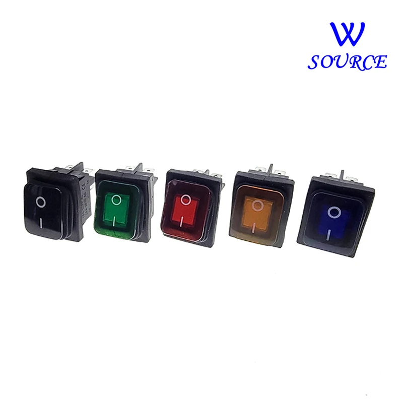 2Pcs KCD4 16A 125V 20A 250v Waterproof Heavy Duty Toggle Switch Illuminated Latching 4pins on Off Emergency Marine Rocker Switch
2Pcs KCD4 16A 125V 20A 250v Waterproof Heavy Duty Toggle Switch Illuminated Latching 4pins on Off Emergency Marine Rocker Switch