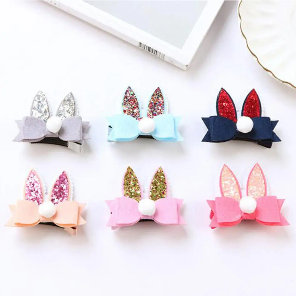 6pcs Rabbit Ear Hair Clips Cute Bowknot Design Hair Accessories For Christmas Party Stage Daily Wear
6pcs Rabbit Ear Hair Clips Cute Bowknot Design Hair Accessories For Christmas Party Stage Daily Wear