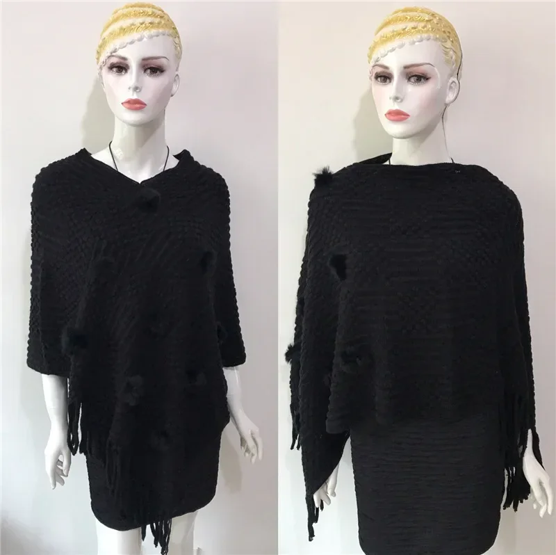 2025 Spring Autumn New Wool Ball Sweater Warm Women Cloak Shawl Outer Coat Fashion Cloak Leisure Lady Poncho Caps Black
2025 Spring Autumn New Wool Ball Sweater Warm Women Cloak Shawl Outer Coat Fashion Cloak Leisure Lady Poncho Caps Black