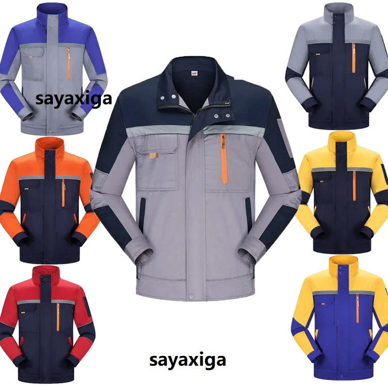 Men's Factory Work Shirt Uniform Long Sleeve Turn-Down Collar Workwear Motor Mechanical Repair Workshop Two-pocket jacketTops
Men's Factory Work Shirt Uniform Long Sleeve Turn-Down Collar Workwear Motor Mechanical Repair Workshop Two-pocket jacketTops