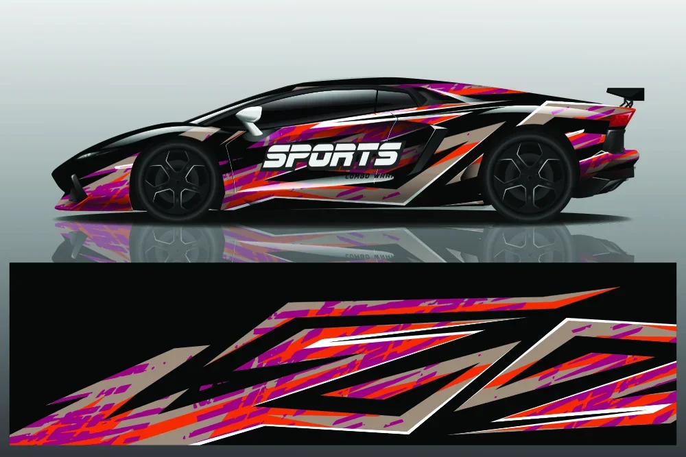 Colorful Racing Car Full Wrap Sticker Decorative Car Decal Car Graphic Decal Full Body Vinyl Wrap Modern Design Vector Image
Colorful Racing Car Full Wrap Sticker Decorative Car Decal Car Graphic Decal Full Body Vinyl Wrap Modern Design Vector Image