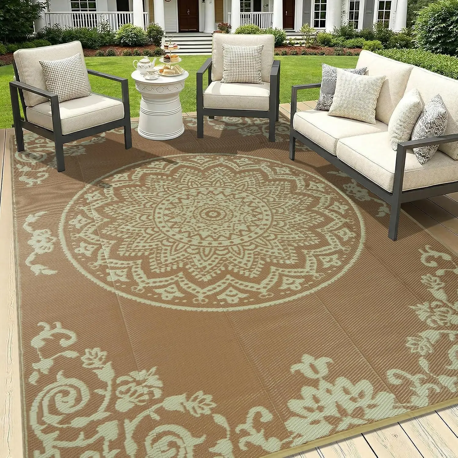 Outdoor Rug Waterproof 6x9 ft, Reversible Outdoor Plastic Straw Rug, UV-Resistant Patio Rug Lightweight Portable RV Mat Indoo
Outdoor Rug Waterproof 6x9 ft, Reversible Outdoor Plastic Straw Rug, UV-Resistant Patio Rug Lightweight Portable RV Mat Indoo