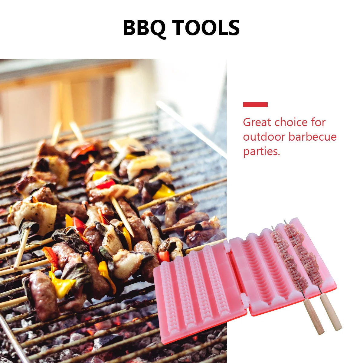 1Pcs Meat Skewer Creative Machine Quick Wear Meat Tool Bbq Skewer Maker Barbecue Accessory Efficient Kitchen Gadget
1Pcs Meat Skewer Creative Machine Quick Wear Meat Tool Bbq Skewer Maker Barbecue Accessory Efficient Kitchen Gadget