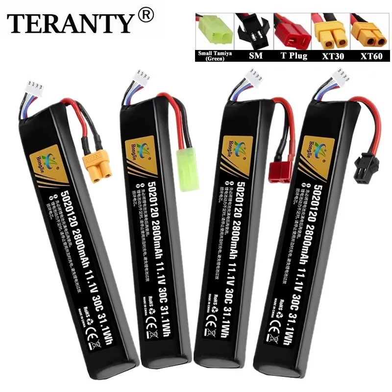 Original RC Water Gun Airsoft LiPo battery 11.1V 3S 2800mAh 30C 5020120 for Airsoft BB Air Pistol Electric Toys Guns Parts
Original RC Water Gun Airsoft LiPo battery 11.1V 3S 2800mAh 30C 5020120 for Airsoft BB Air Pistol Electric Toys Guns Parts