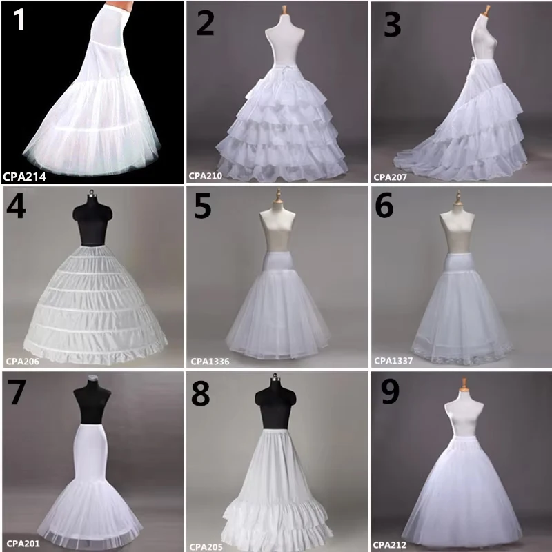 MisShow Women's Petticoat Underskirt Bridal Accessories Crinoline Slips Hoop Skirt For Wedding Gown Dress 9 Styles
MisShow Women's Petticoat Underskirt Bridal Accessories Crinoline Slips Hoop Skirt For Wedding Gown Dress 9 Styles