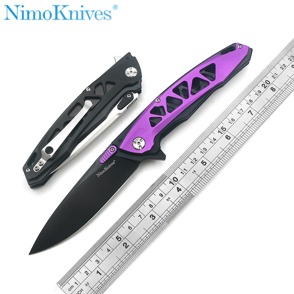 Складной нож Nimoknives & Fatdragon, рукоятка из нержавеющей стали и алюминия, лезвие D2, для кемпинга, оригинальный дизайн
Складной нож Nimoknives & Fatdragon, рукоятка из нержавеющей стали и алюминия, лезвие D2, для кемпинга, оригинальный дизайн
