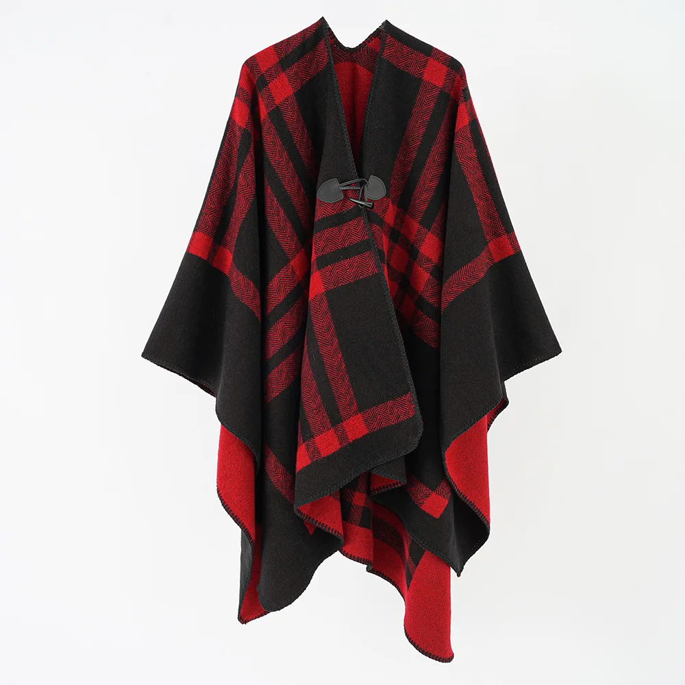 A woman's blouse ethnic-style button shawl blanket woman autumn and winter warm cloak coat bohemian-style blanket
A woman's blouse ethnic-style button shawl blanket woman autumn and winter warm cloak coat bohemian-style blanket