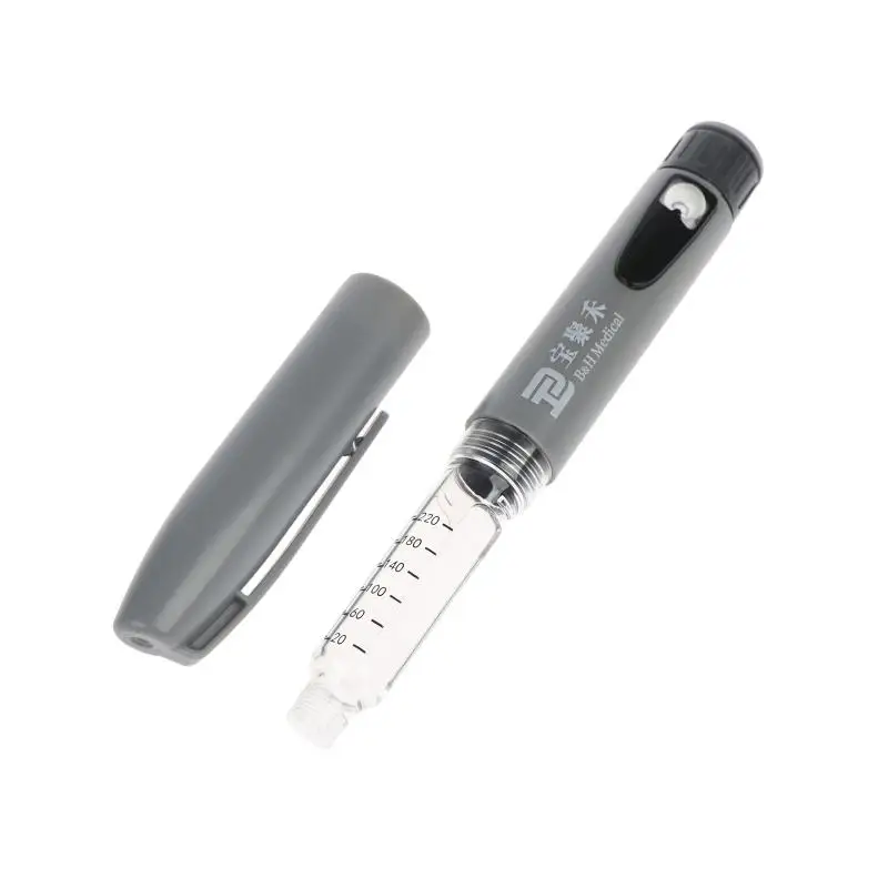Hot Insulin Automatic Injector Insulin Pen 3ml Suitable For Injection With Storage Bag Reusable Peptide Pen Injector Injection
Hot Insulin Automatic Injector Insulin Pen 3ml Suitable For Injection With Storage Bag Reusable Peptide Pen Injector Injection