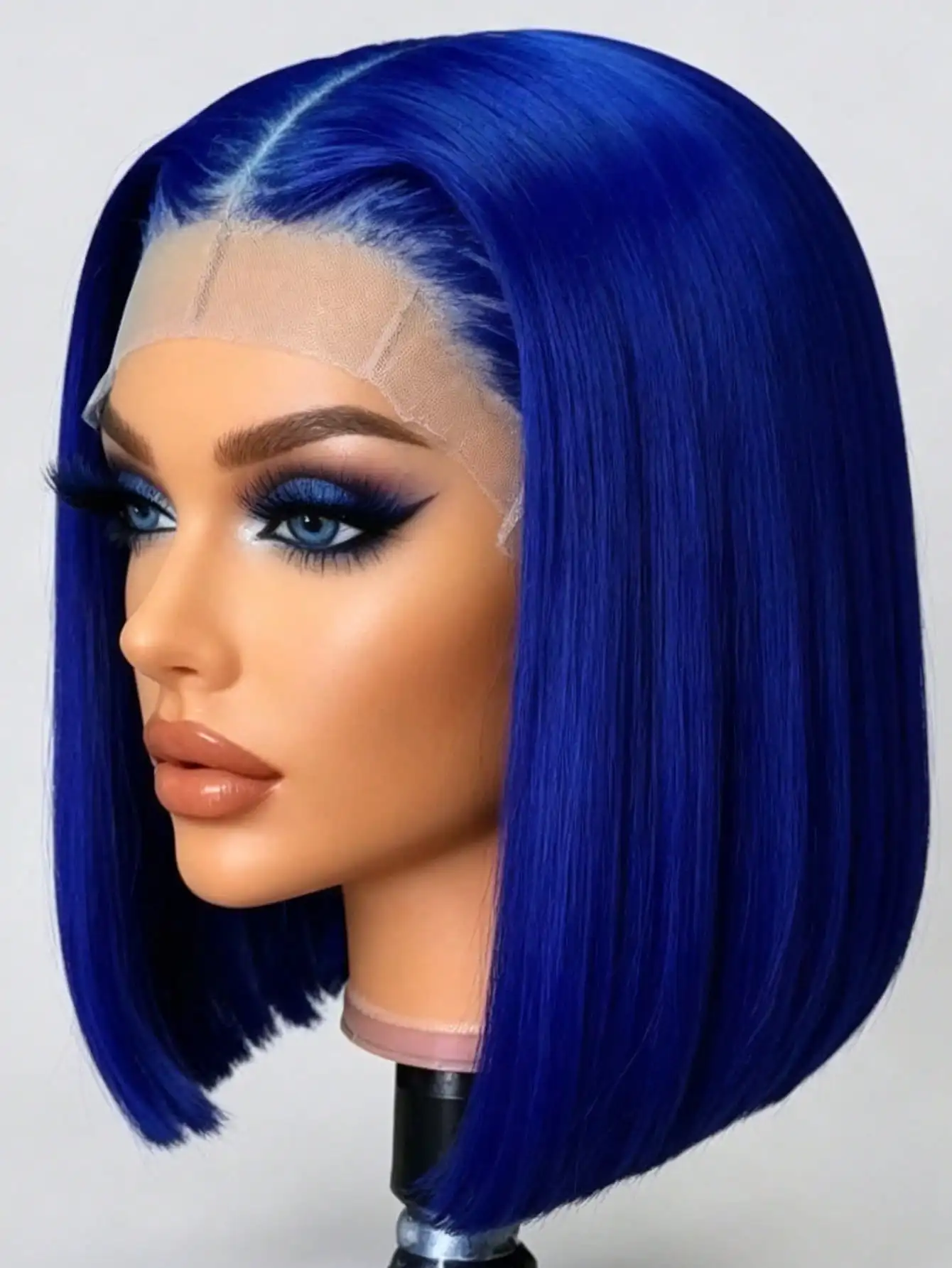 Blue Bob Wigs Human Hair 13x4 HD Transparent Short Wig 180 Density Lace Front Wig Human Hair for Women Pre Plucked Glueless Natural Hairline with Baby Hair Brazilian Hair Daily Wear Beginner Friendly
Blue Bob Wigs Human Hair 13x4 HD Transparent Short Wig 180 Density Lace Front Wig Human Hair for Women Pre Plucked Glueless Natural Hairline with Baby Hair Brazilian Hair Daily Wear Beginner Friendly
