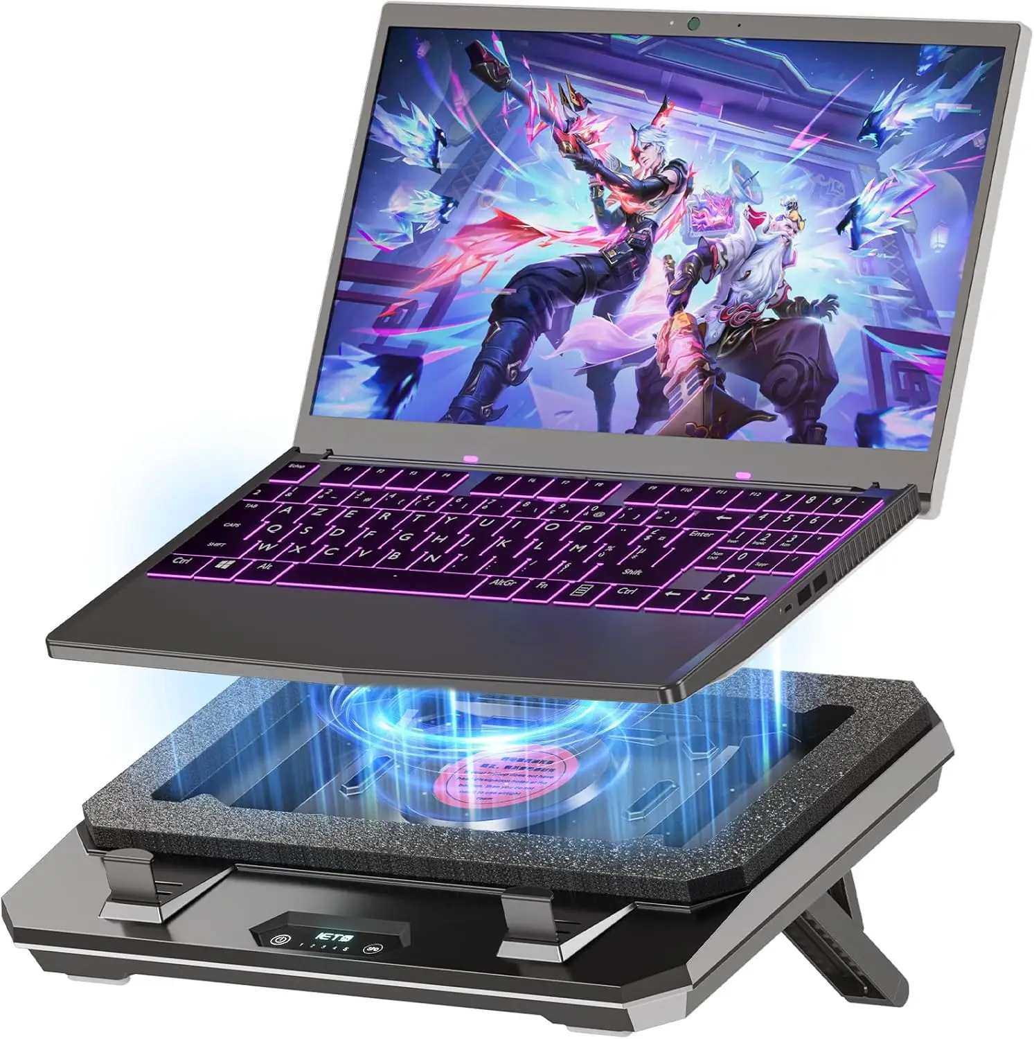 Upgraded Laptop Cooling Pad with Adjustable Stand, Turbo Cooler for 10-17inch Gaming Laptops, Air Filtration and USB Hub
Upgraded Laptop Cooling Pad with Adjustable Stand, Turbo Cooler for 10-17inch Gaming Laptops, Air Filtration and USB Hub