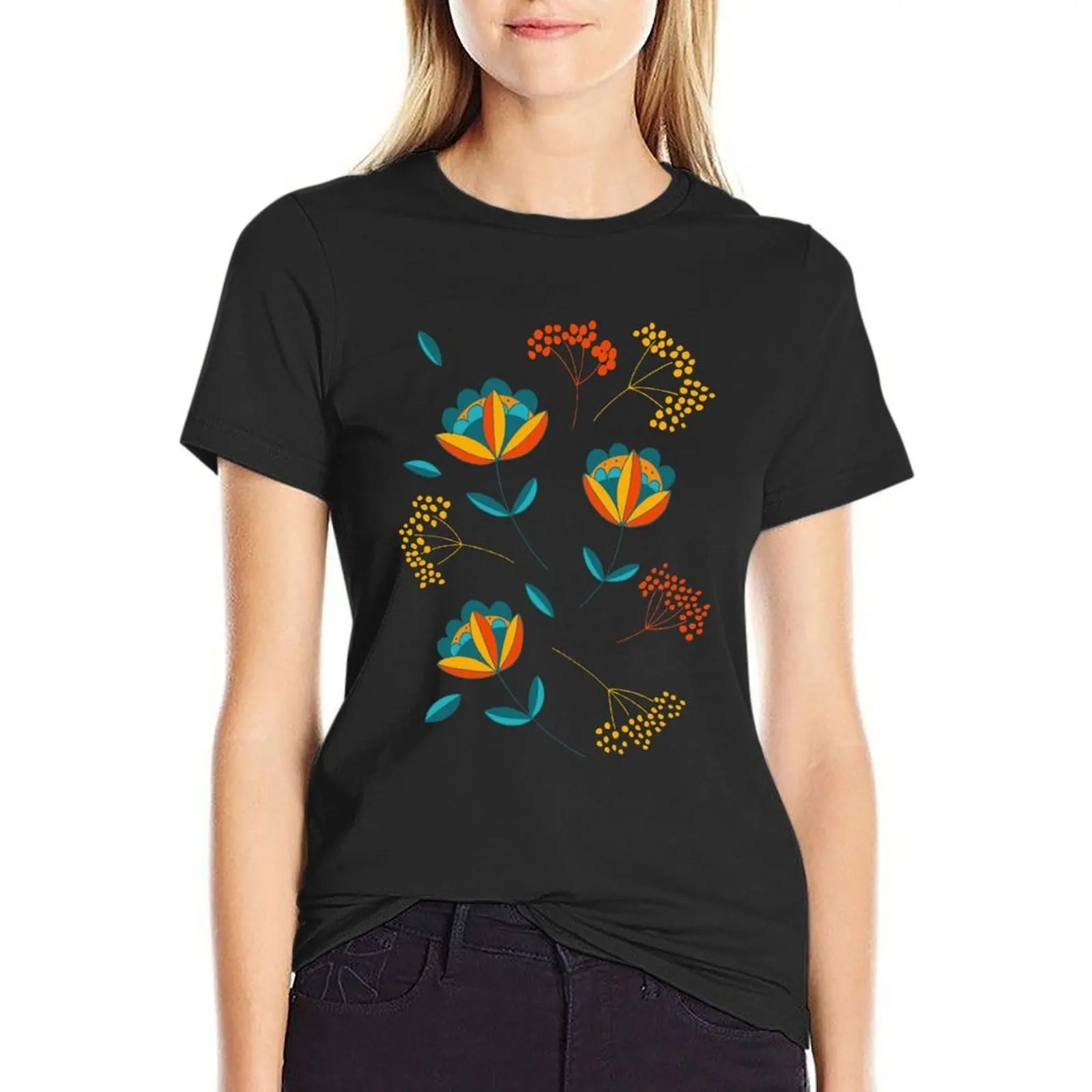 Flowery greetings from Scandinavia T-Shirt plus size tops customs design your own new edition female womans clothing
Flowery greetings from Scandinavia T-Shirt plus size tops customs design your own new edition female womans clothing