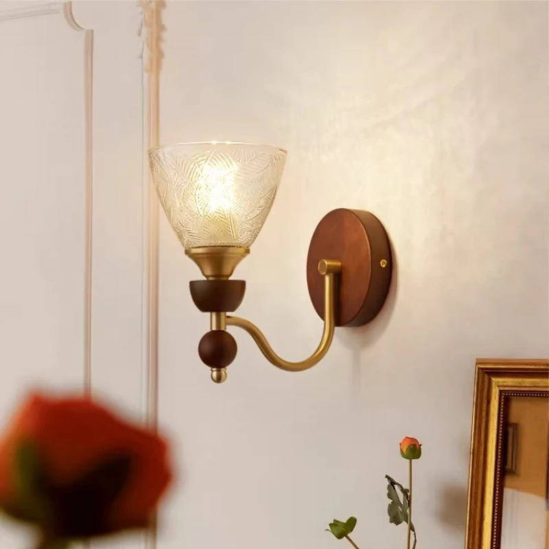 French Style All Copper Living Room TV Background Wall Lamp Corridor Staircase Bedroom Bedside Study Home Decoration Wall Lights
French Style All Copper Living Room TV Background Wall Lamp Corridor Staircase Bedroom Bedside Study Home Decoration Wall Lights