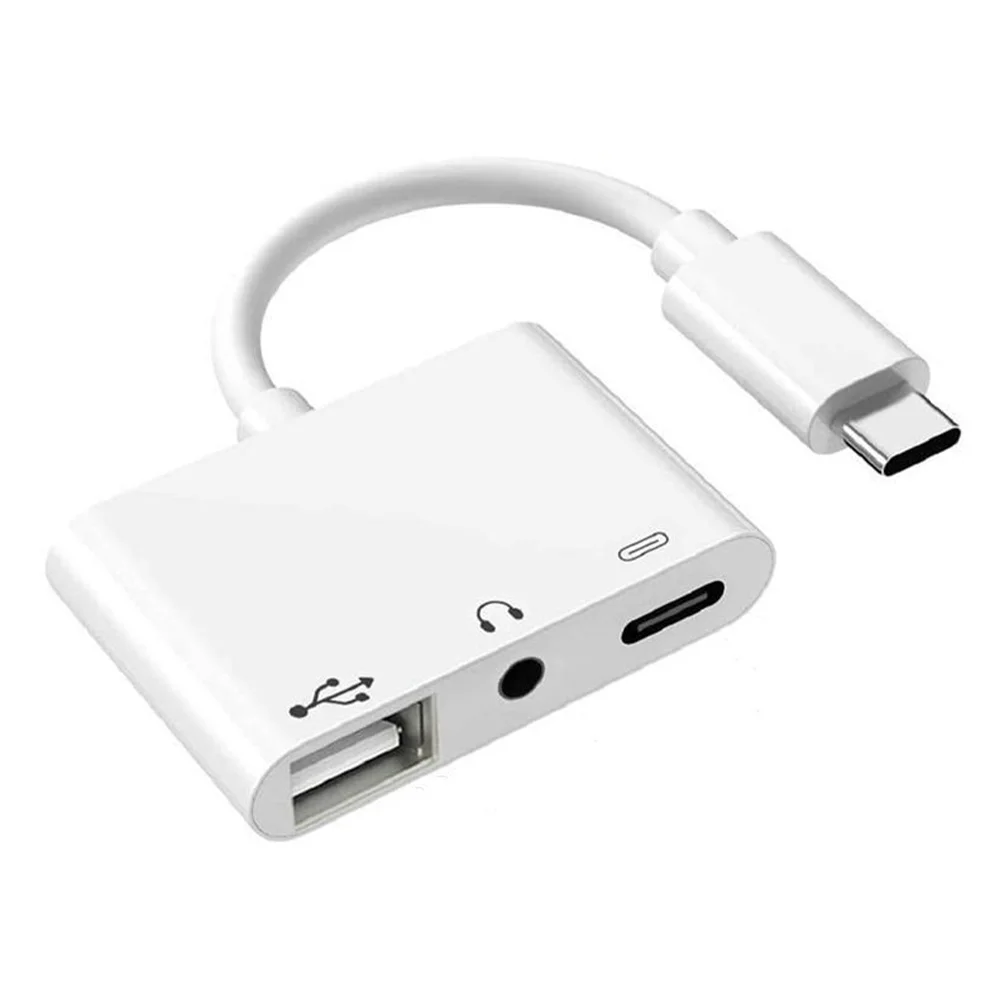 3 -in-1 Typec USB Adapter Type-C External Headphone Multi-functional Plastic Earphone
3 -in-1 Typec USB Adapter Type-C External Headphone Multi-functional Plastic Earphone