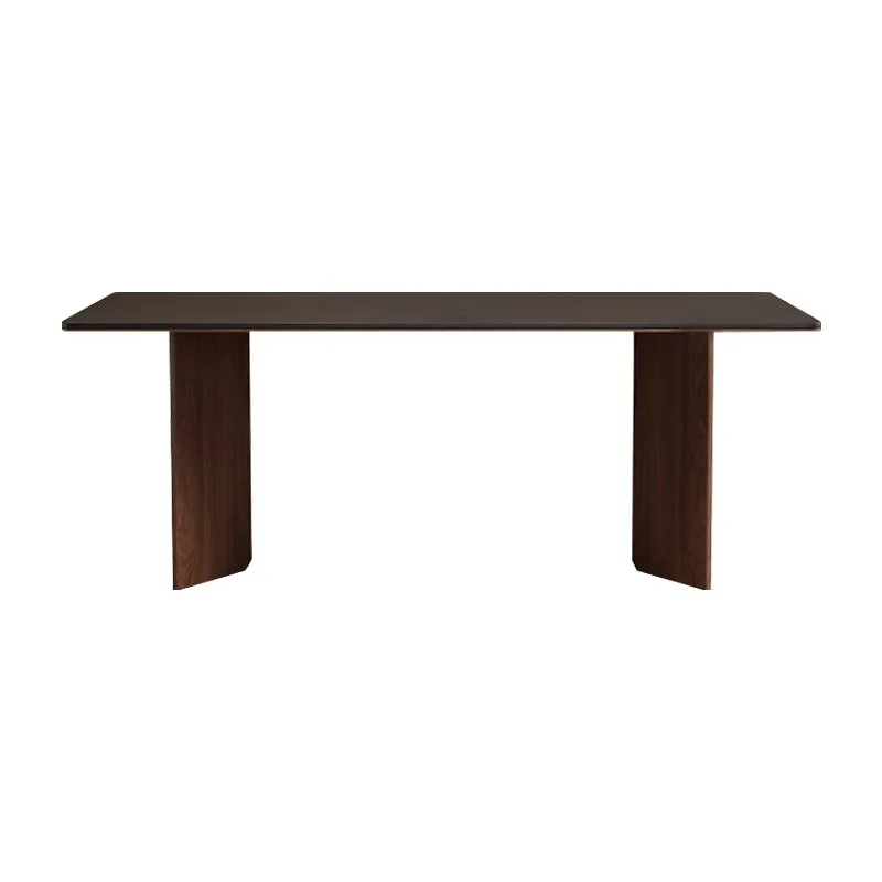 Solid wood rock slab dining table and chairs Italian minimalist light luxury high-end small apartment home black wabi sandy wind
Solid wood rock slab dining table and chairs Italian minimalist light luxury high-end small apartment home black wabi sandy wind