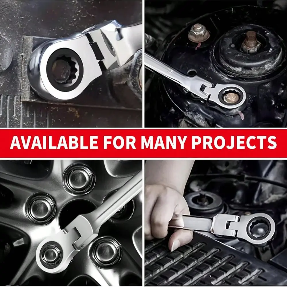 10mm Quick Release Ratchet Wrench With ChromeVanadium Steel, 72 Toothes Ratcheting Wrench, 180 Adjustable Combination Wrenches,
10mm Quick Release Ratchet Wrench With ChromeVanadium Steel, 72 Toothes Ratcheting Wrench, 180 Adjustable Combination Wrenches,