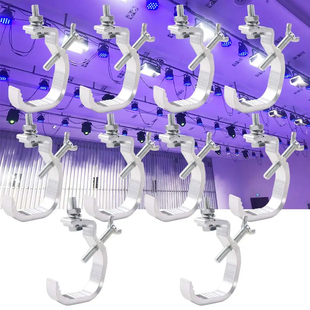 10pcs Stage Lights Hangings Light Hook Aluminum Alloy Lights Clamp Bracket Stage Lights Clamps Corrosion-resistant
10pcs Stage Lights Hangings Light Hook Aluminum Alloy Lights Clamp Bracket Stage Lights Clamps Corrosion-resistant