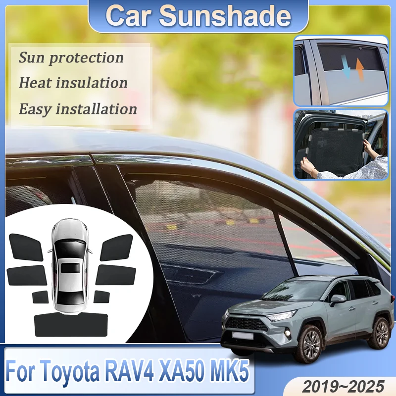 Для Toyota RAV4 (XA50) 2019-2025: Магнитная солнцезащитная шторка от комаров и УФ-излучения, защитная шторка для окон, защита от солнца и ультрафиолета
Для Toyota RAV4 (XA50) 2019-2025: Магнитная солнцезащитная шторка от комаров и УФ-излучения, защитная шторка для окон, защита от солнца и ультрафиолета