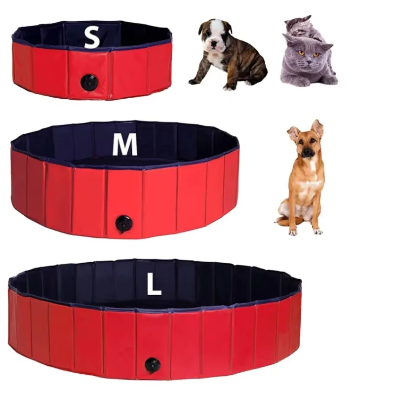 dog toy Blue and Red PVC Foldable Dog Pet Cat Pool Large 80x20cm for Pet Washing and Swimming Pool
dog toy Blue and Red PVC Foldable Dog Pet Cat Pool Large 80x20cm for Pet Washing and Swimming Pool