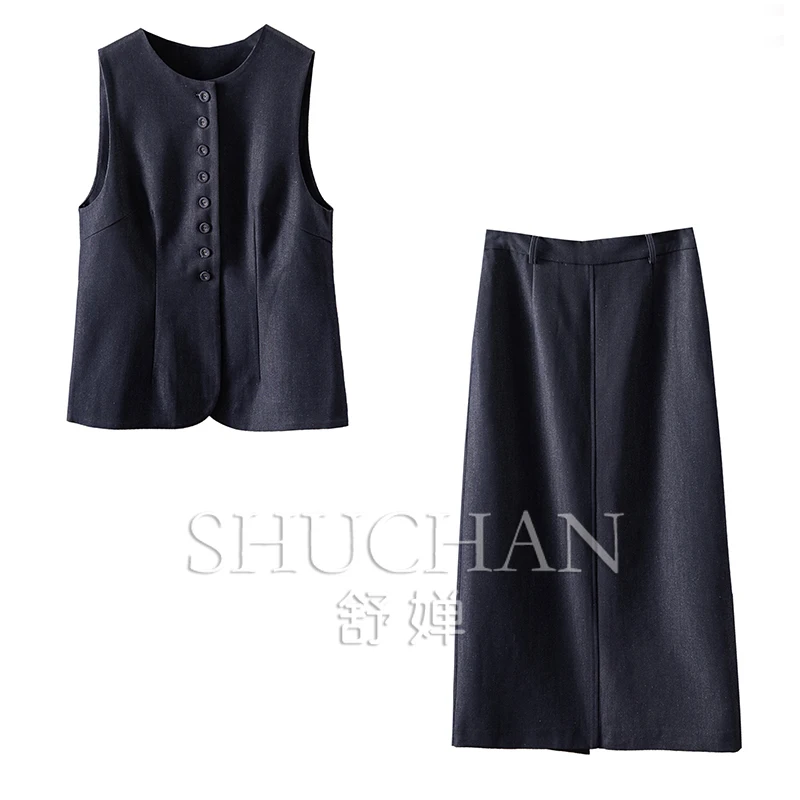 Navy Blue Tank Top+ Skirt 33A7 Two Piece Set Women Tracksuit Women Two Piece Set Conjunto Femenino
Navy Blue Tank Top+ Skirt 33A7 Two Piece Set Women Tracksuit Women Two Piece Set Conjunto Femenino