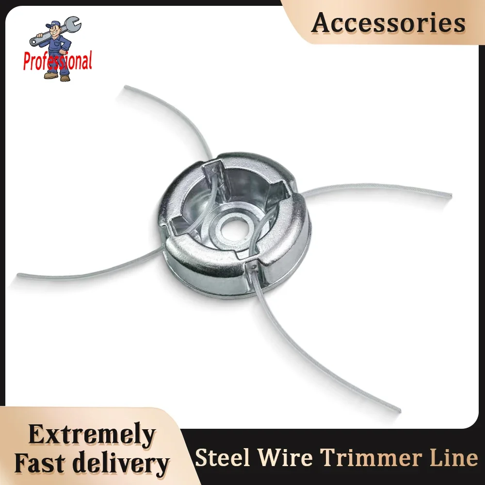 Lawn Mower Aluminum alloy Trimming head, Agricultural and Garden Protective cover, Steel wire Rope universal Accessories
Lawn Mower Aluminum alloy Trimming head, Agricultural and Garden Protective cover, Steel wire Rope universal Accessories