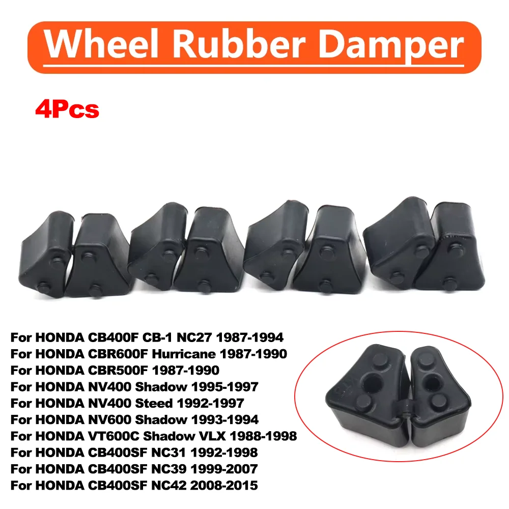 4Pcs Motorcycle Rear Wheel Damper Set For Honda NV400 Steed NV600 Shadow VT600C Shadow VLX CB400SF NC31 Wheel Hub Cushion Rubber
4Pcs Motorcycle Rear Wheel Damper Set For Honda NV400 Steed NV600 Shadow VT600C Shadow VLX CB400SF NC31 Wheel Hub Cushion Rubber
