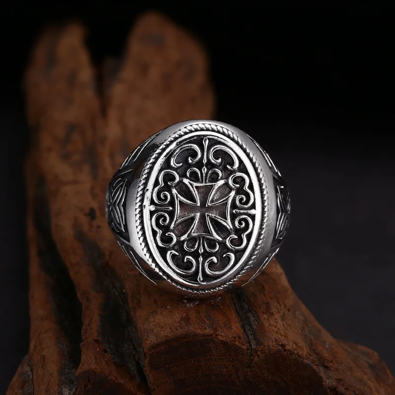 925 sterling silver ring Oval cruciate flower ring ring opening Thai silver vintage trendy unique ornament
925 sterling silver ring Oval cruciate flower ring ring opening Thai silver vintage trendy unique ornament