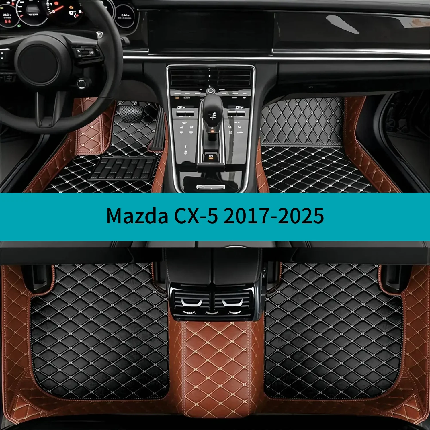 Полный комплект автомобильных ковриков для Mazda CX-5 2017-2025, роскошные кожаные коврики для автомобилей, коврики, автомобильные аксессуары
Полный комплект автомобильных ковриков для Mazda CX-5 2017-2025, роскошные кожаные коврики для автомобилей, коврики, автомобильные аксессуары