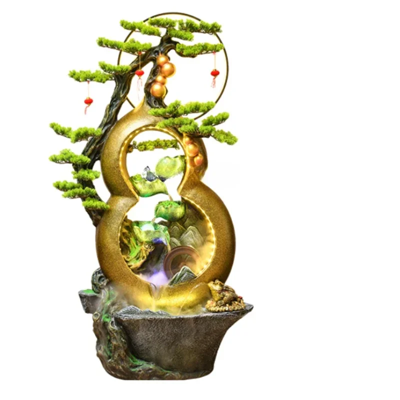 Chinese Circulating Water Landscape Fountain Decoration Gourd Flowing Water Fortune Office Decorations
Chinese Circulating Water Landscape Fountain Decoration Gourd Flowing Water Fortune Office Decorations
